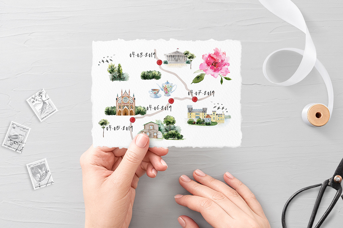 Erin | Wedding Map Creator Set, an Illustration by Karma (Photo 28 of 37)