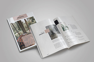 PRIORTE Magazine Lookbook Template