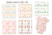 Watercolor Kids Toys & Clothes, an Object Illustration by MayaNavits (Thumbnail 9 of 17)