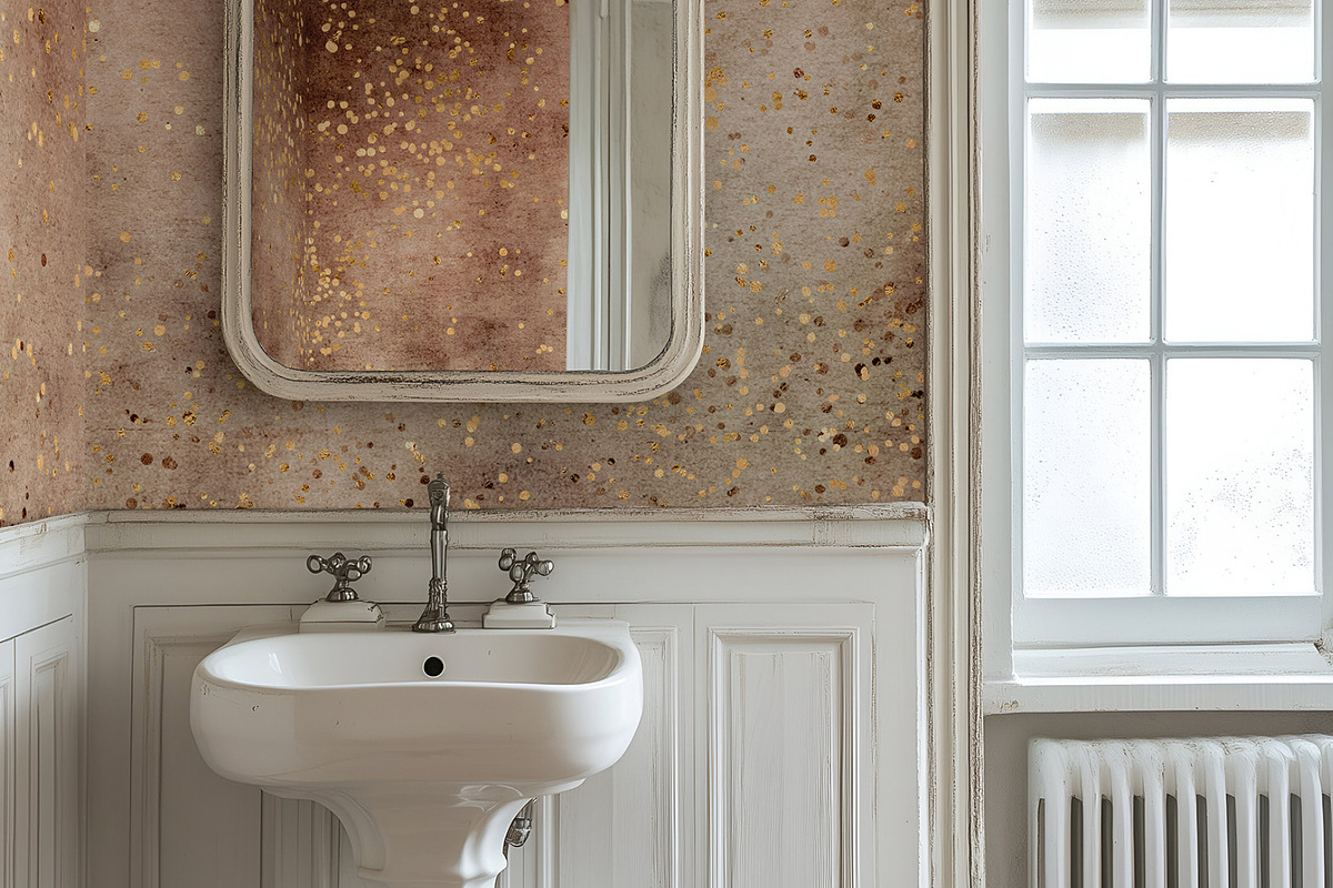 Shabby Chic French Bathroom Mockup, a Household Mockup by Blixa 6 Studios (Photo 3 of 9)