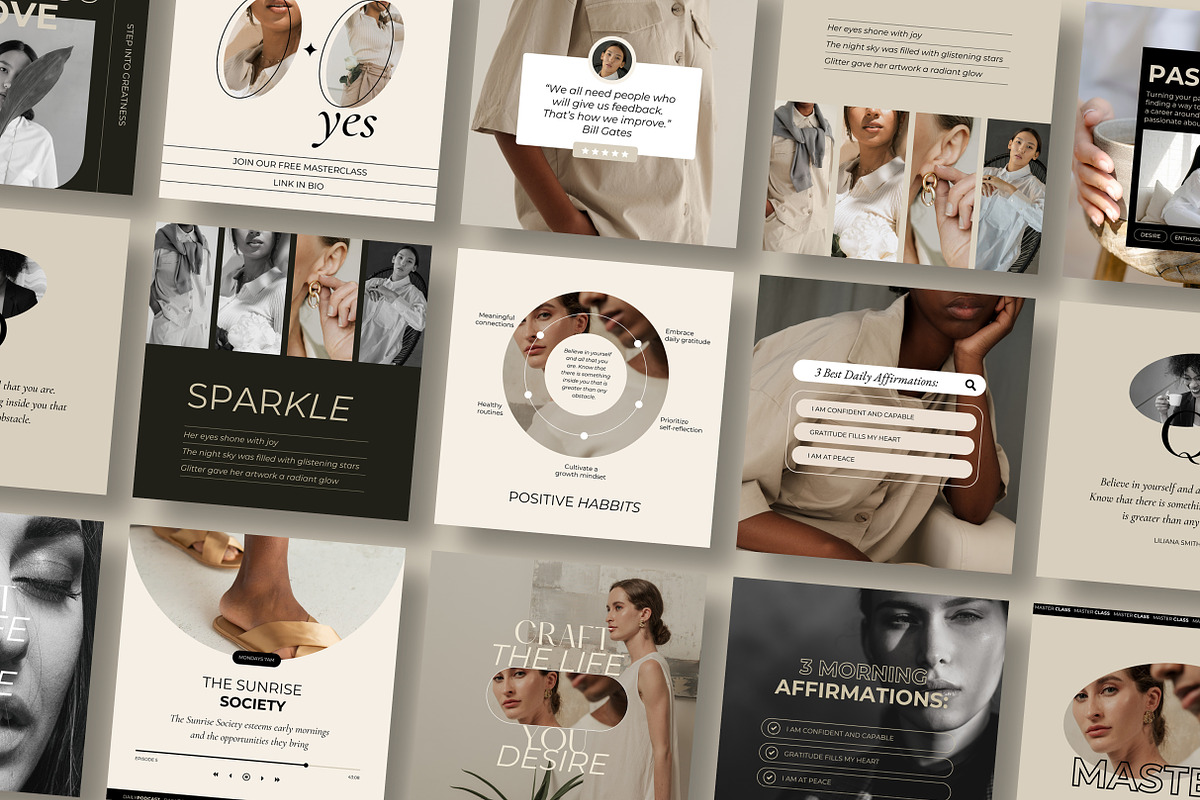 Master Coach Instagram Post Template, a Social Media Template by Mirazz (Photo 5 of 8)