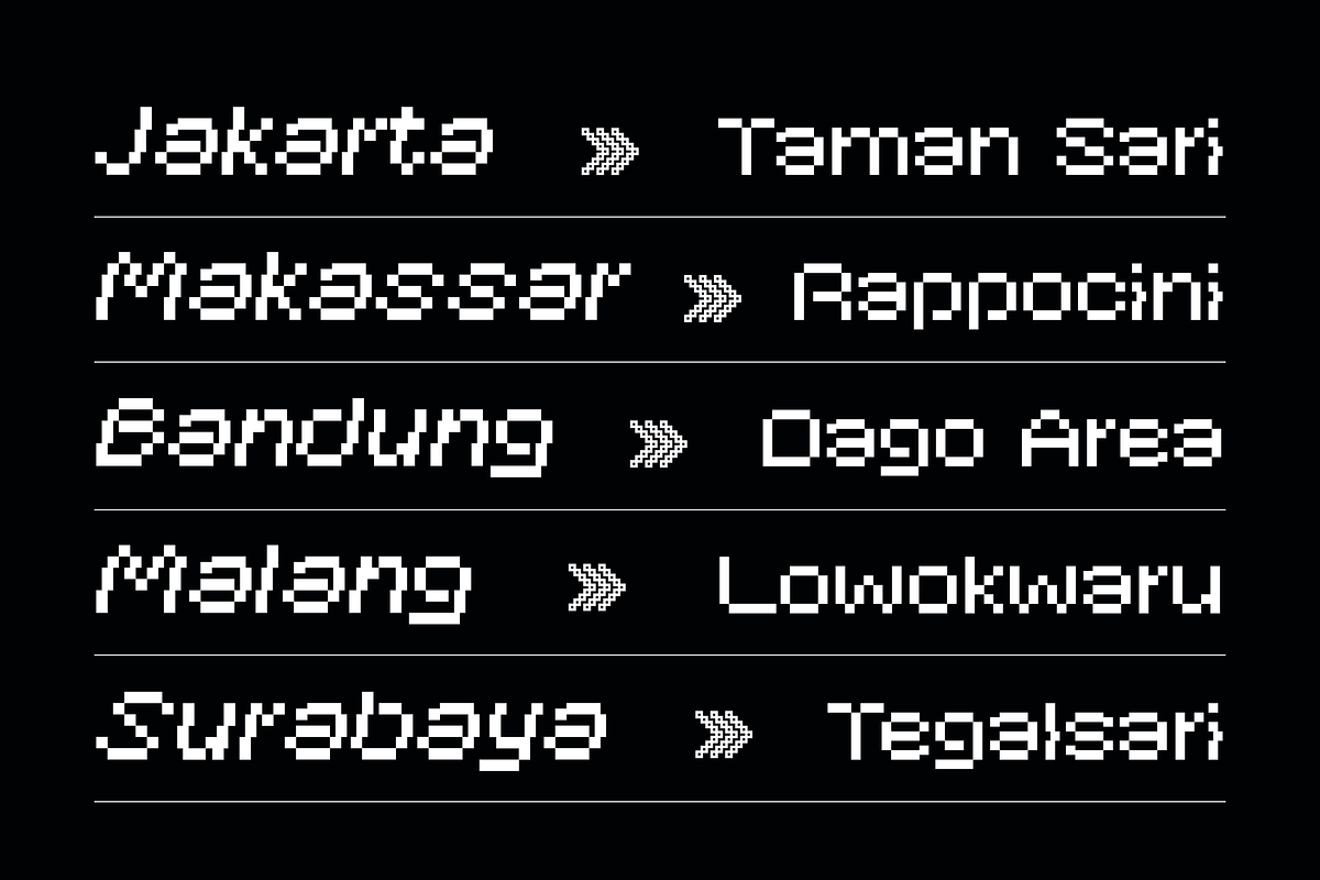 Kospix - Pixel Font, a Sans Serif Font by limitype (Photo 7 of 15)