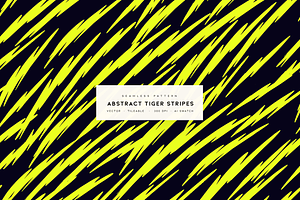 Abstract Tiger Stripes Vector