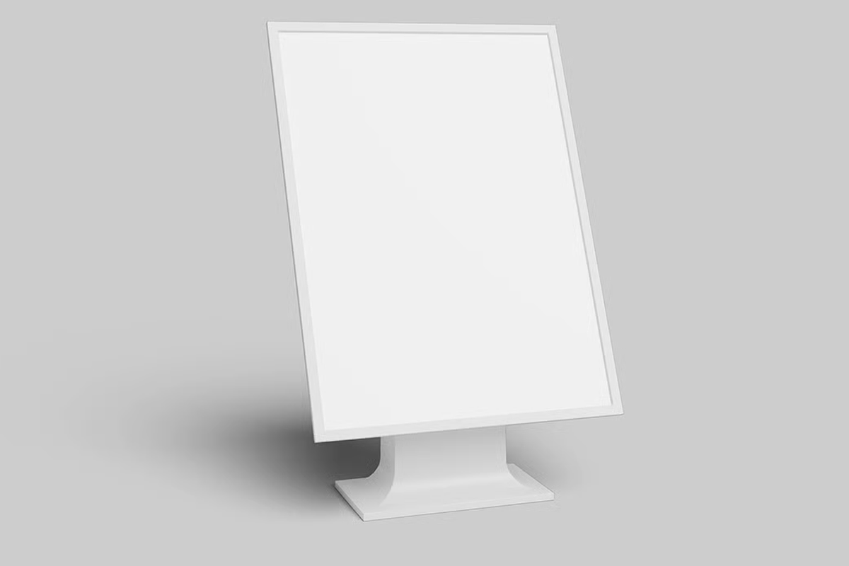 Plastic Table Tent Mockup, an Advertising Mockup by graphicsauce (Photo 3 of 4)