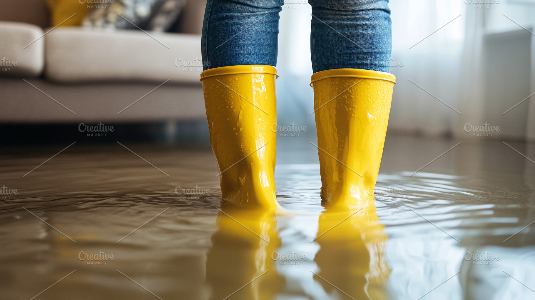 Person in yellow rubber boots, a Person Photo by MistyDay