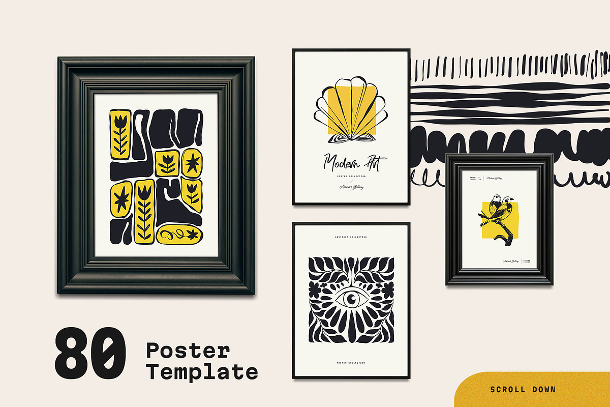 Modern Art | Creator Kit, an Object Graphic by KetteCreate (Photo 9 of 18)