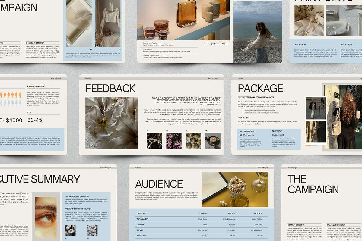 Marketing Research & Strategy Deck, a Presentation Template by Pani Temp. (Photo 11 of 13)