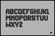 BOX | Geometric Display | 6 Fonts, a Sans Serif Font by Superfried Font Shop (Thumbnail 3 of 7)