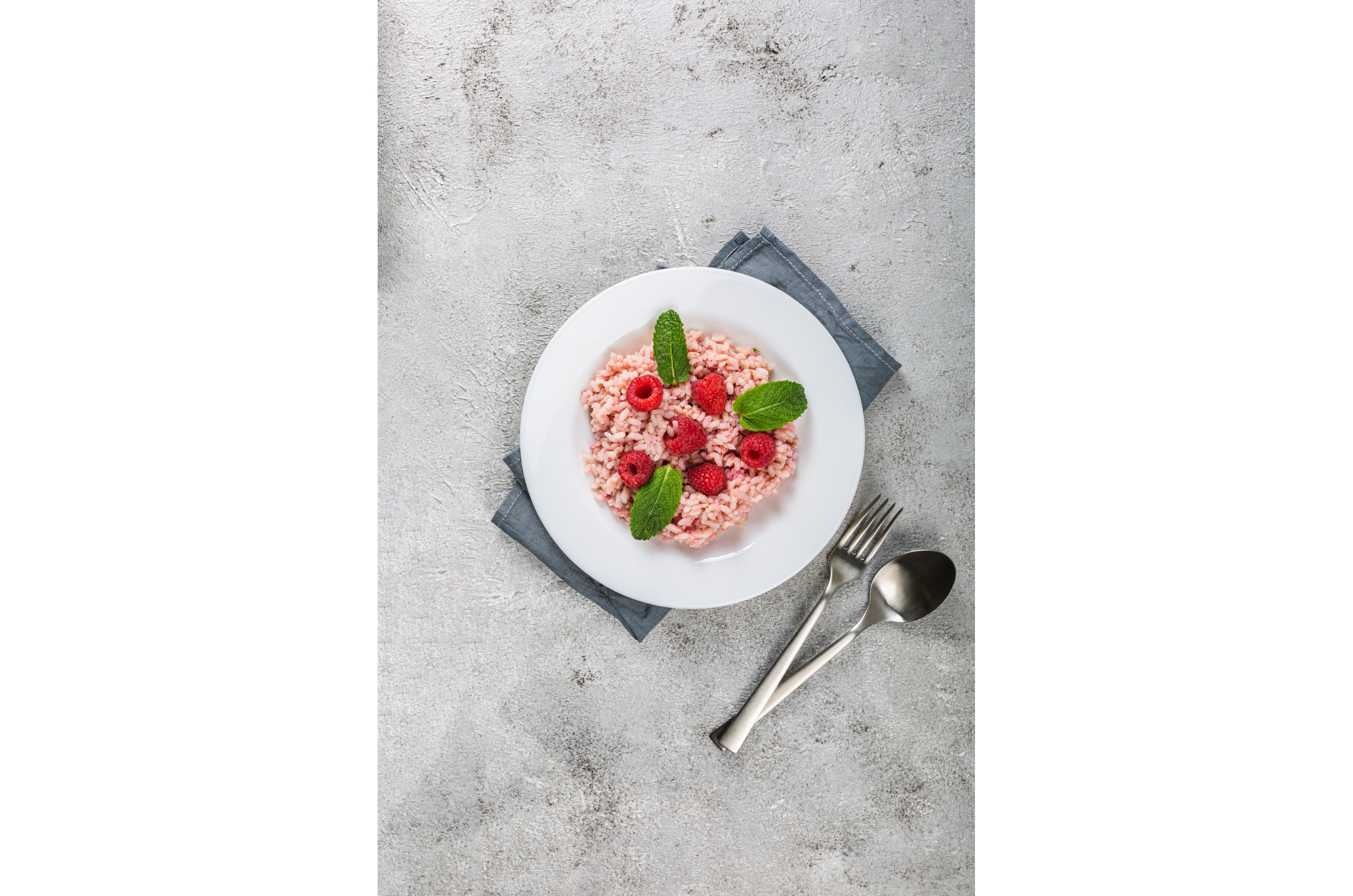 Fresh raspberries risotto a delicate | Food Images ~ Creative Market