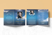 Blue Sky Funeral Program Template, a Brochure Template by Template Shop (Thumbnail 5 of 5)