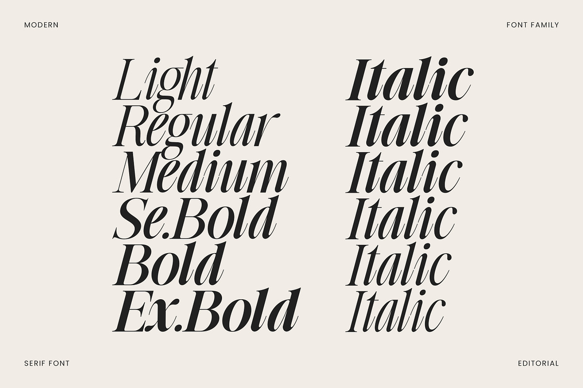 Grand Nineties Classy Serif Family, a Serif Font by Typoraith Co (Photo 2 of 12)