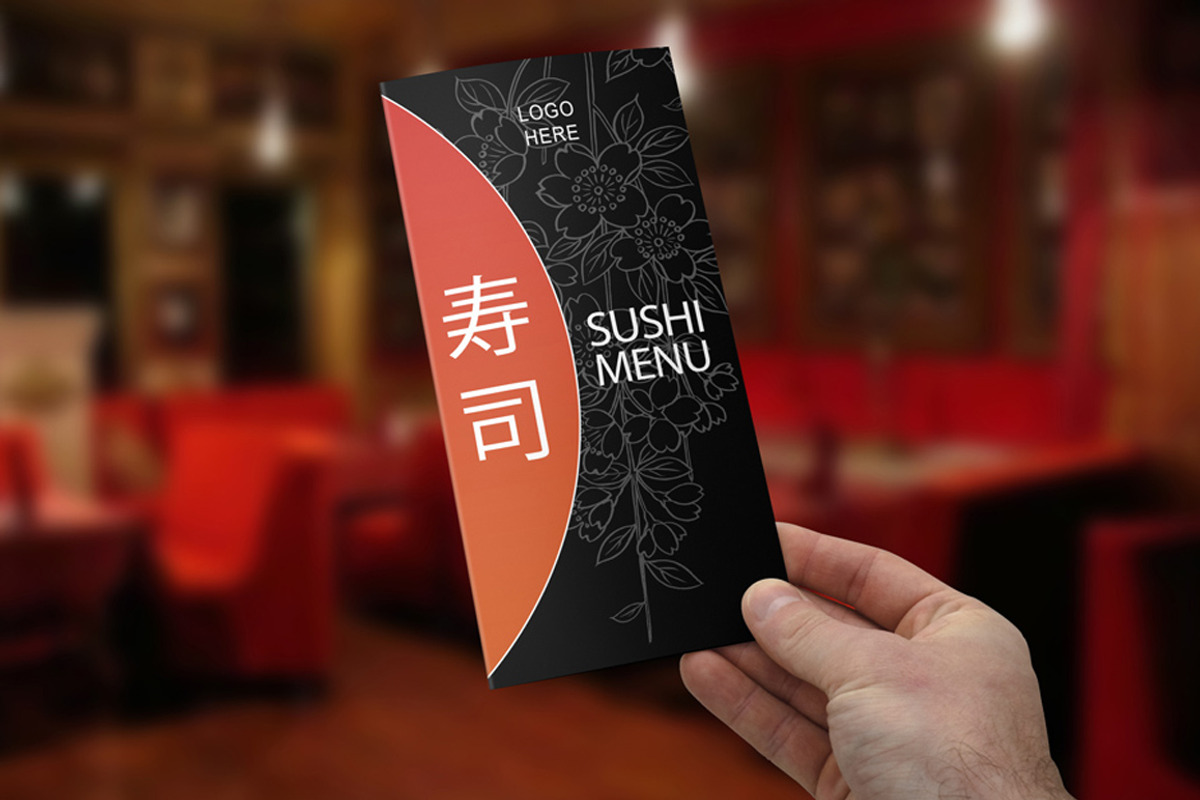 Tri-Fold Sushi Menu Template, a Brochure Template by ItemBridge (Photo 4 of 5)