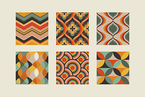 30 Retro Seamless Patterns