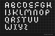 Pigxel - Modern Pixel Typeface, a Serif Font by delipensil (Thumbnail 5 of 9)
