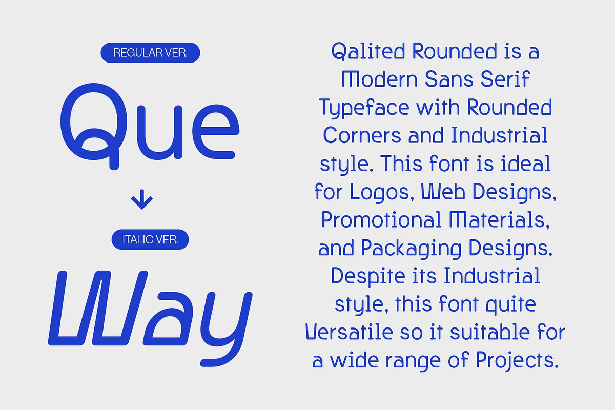 Qalited Rounded, a Sans Serif Font by Craft Supply Co. (Photo 2 of 8)