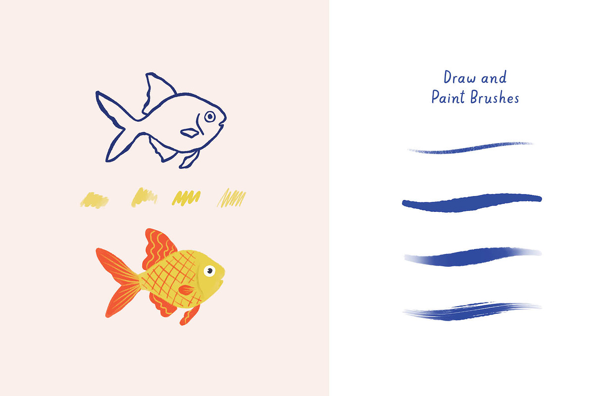 Whimsy Fish Creator for Procreate, a Brush Add-On by Pencil Twist (Photo 7 of 10)