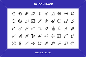 Selection and cursors icons, an Icon by Wencory