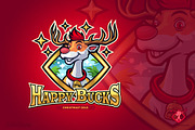 Christmas Buck Logo Template, a Branding & Logo Template by Kongstones_std (Thumbnail 1 of 5)