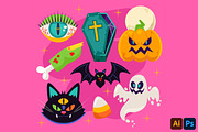 Halloween Elements Collection, an Object Graphic by MISS CHATZ (Thumbnail 1 of 3)