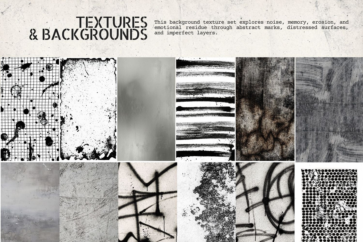 Grunge Collage Elements & Overlays, an Object Graphic by Natali Batu (Photo 6 of 13)