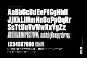 Fatbold Slim - Ultra Condensed Font, a Sans Serif Font by ikiiko (Thumbnail 6 of 7)