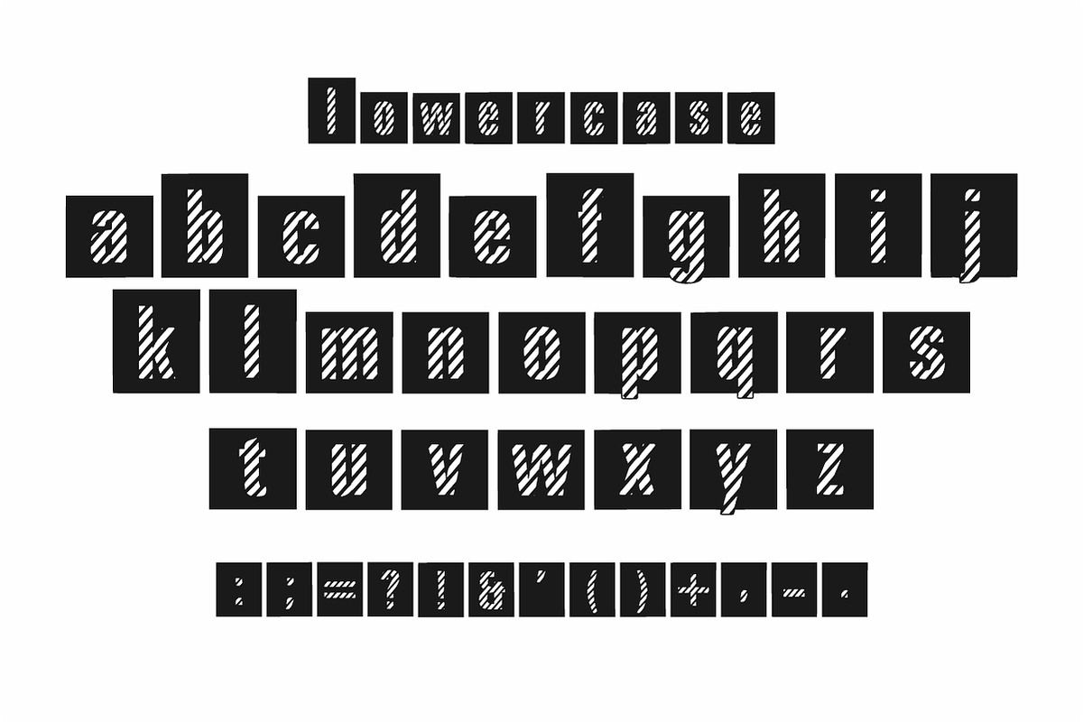 Candy Sketch - Cutout Display Font, a Symbol Font by Sahira Studio (Photo 6 of 7)
