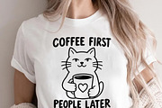 Coffee First People Later C Cat PNG, an Object Graphic by Star Graphic Design (Thumbnail 1 of 10)