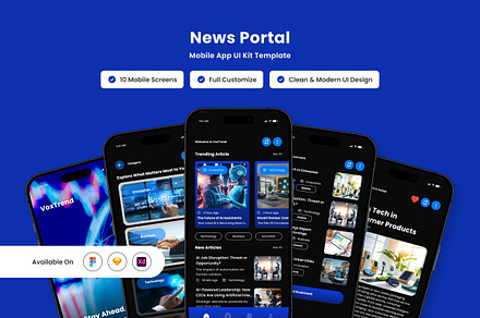 VoxTrend - News UI Design Template