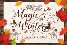 Magic Winter - Modern Calligraphy
