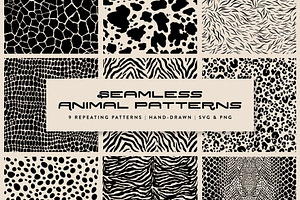 Seamless Repeating Animal Patterns