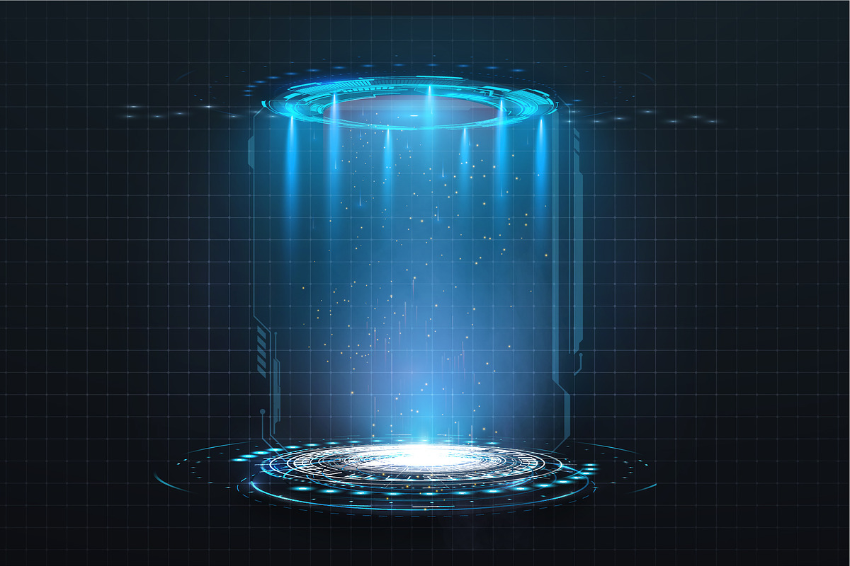 Sci-fi Futuristic element HUD Design, a Technology Illustration by ZinetroN (Photo 3 of 9)