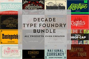 Decade Type Foundry Store Bundle