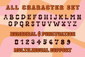 Retro Wonder Is A Retro Groovy Font