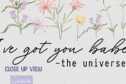 Floral Motivational Self-Care Quotes, a Decorative Illustration by creationsbyapuruh (Thumbnail 6 of 7)