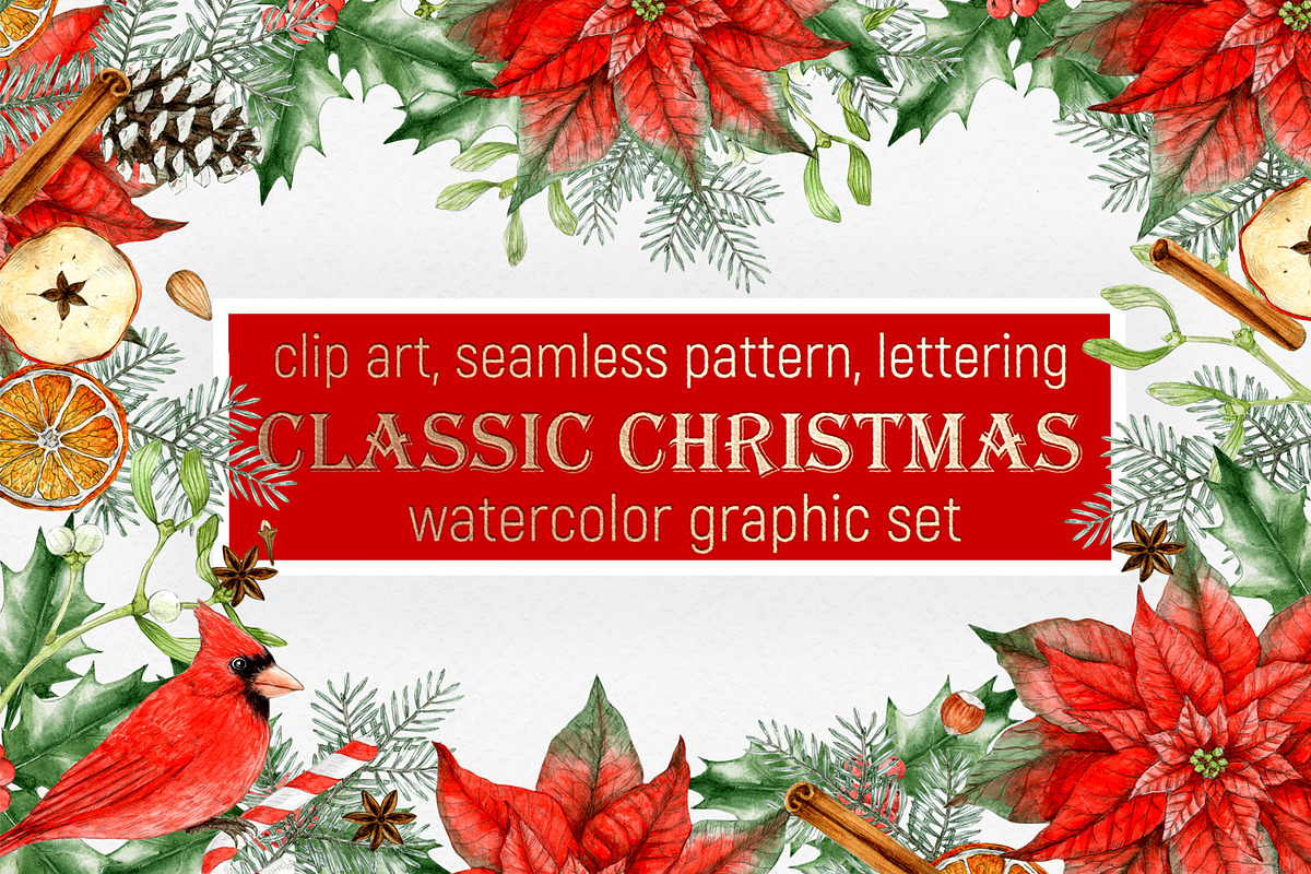 Christmas Clip art, an Illustration by ARTVracovska (Photo 1 of 6)
