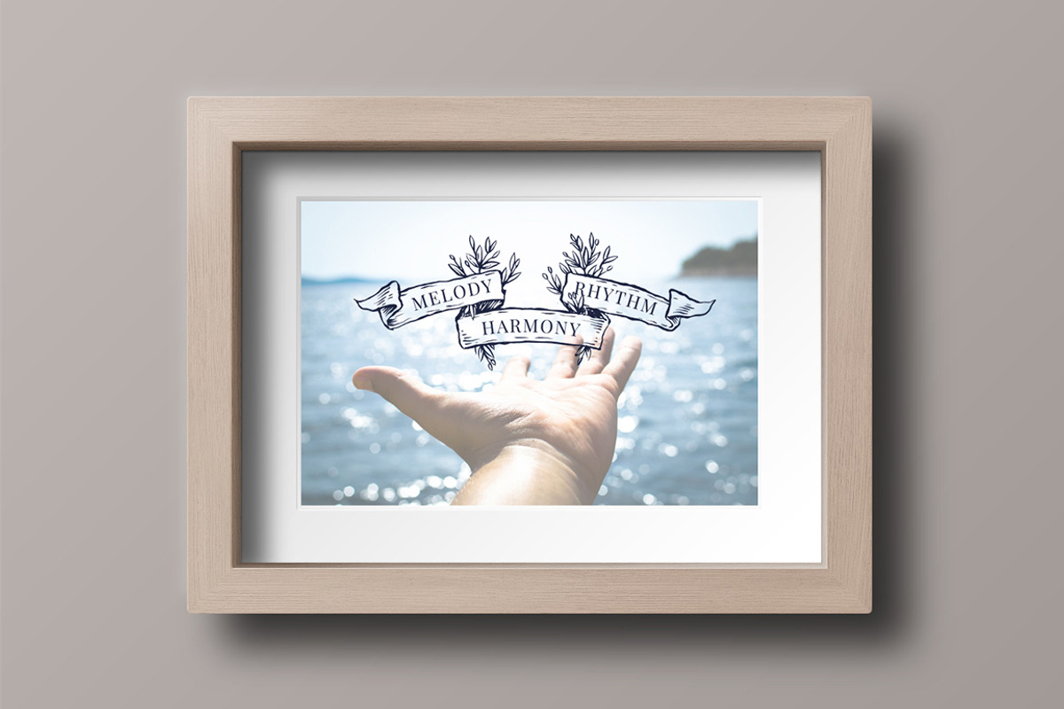 Leaf & Banner Vectors, an Illustration by lups design (Photo 4 of 5)