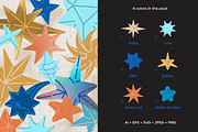 Twilight glitter. 3d vector stars, an Object Graphic by My.Ordinarty (Thumbnail 5 of 7)