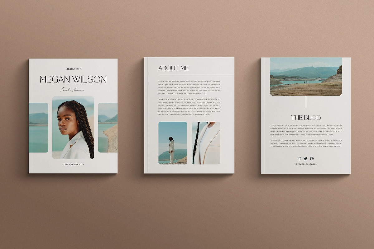 CALM | Media Kit Canva Template, a Magazine Template by Sierra Creative Studio (Photo 6 of 11)