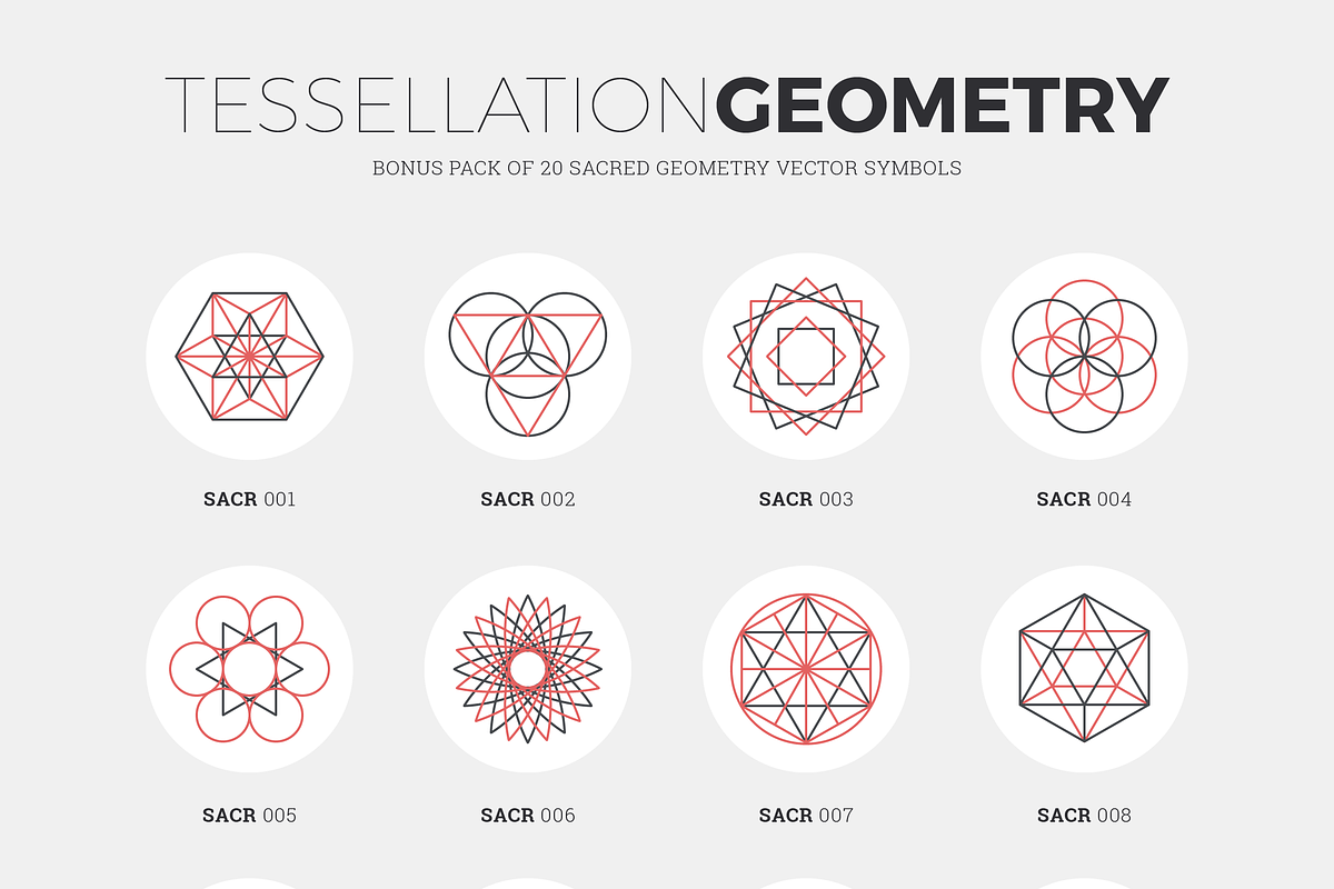 Tessellation Geometry Patterns, a Pattern Graphic by Anatolii Babii (Photo 6 of 10)