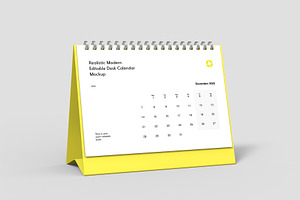 Realistic Calendar Mockup, a Product Mockup by graphypix