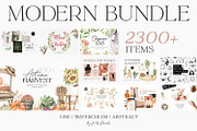 Modern Bundle | Logo | Watercolor, a Food Illustration by Kate Macate (Thumbnail 19 of 19)
