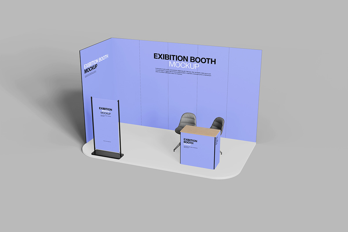 Exhibition Booth, a Product Mockup by MrLetters (Photo 2 of 5)