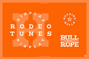 Rodeo Tunes - Western Slab Serif, a Slab Serif Font by UppercapType (Thumbnail 10 of 21)