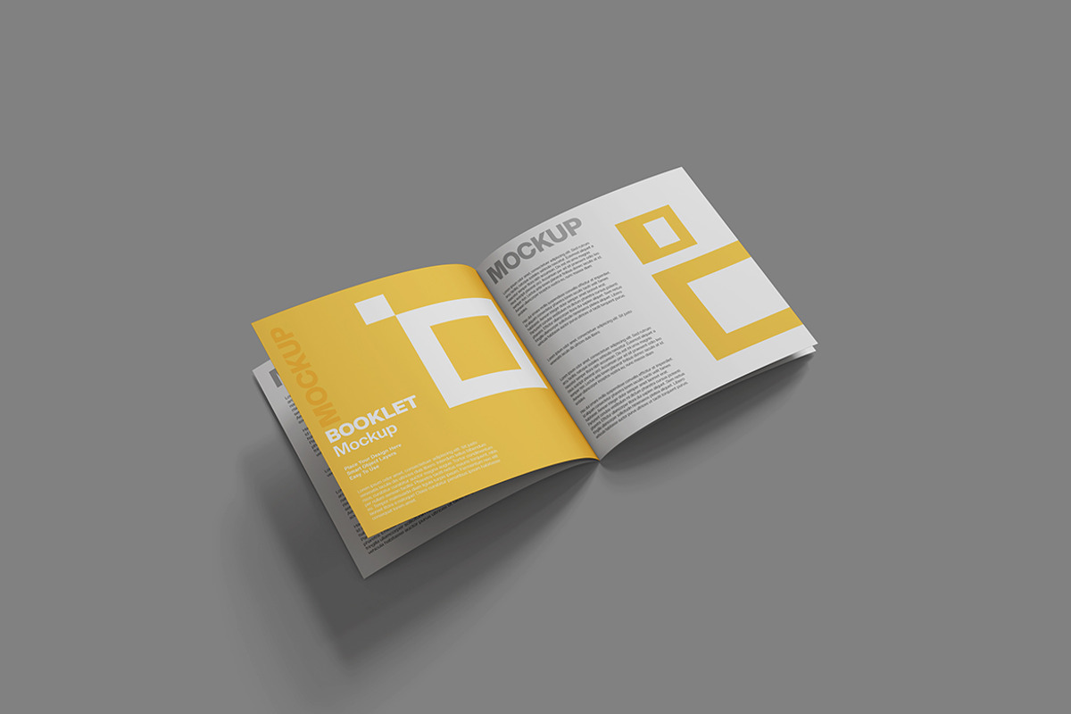 Booklet Mockup, a Product Mockup by MrLetters