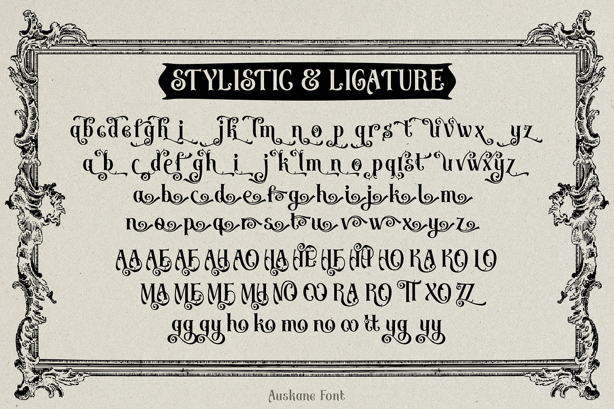 Auskane Victorian Font, a Blackletter Font by madeDeduk (Photo 8 of 8)