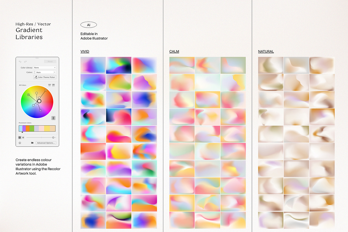 Retro Gradients & Shapes, a Background Graphic by Nomad Visuals (Photo 25 of 31)