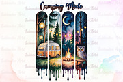 Camping Mode Brushstroke Sublimation, an Illustration by Sublimation Artist (Thumbnail 3 of 9)