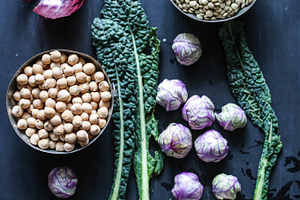 Ingredients for a soup