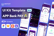 Moneet - Banking mobile App UI Kit, an App Template by arbirafiizakani (Thumbnail 1 of 5)
