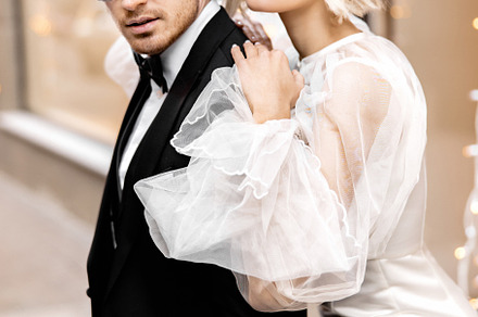 Fashion marriage couple